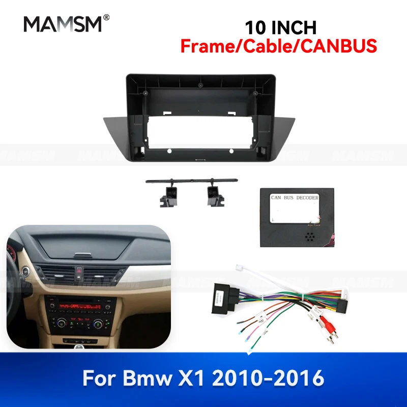 MAMSM 10 inch For Bmw X1 2010-2016 Android Car Radio Fascia Stereo Frame GPS MP4 Multimedia Wiring Harness Canbus Box Kit
MAMSM 10 inch For Bmw X1 2010-2016 Android Car Radio Fascia Stereo Frame GPS MP4 Multimedia Wiring Harness Canbus Box Kit