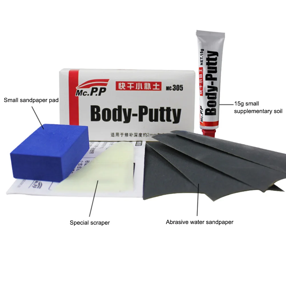 15g Universal Car Body Putty Scratch Filler Car Scratch Remover Tools Painting Pen Assistant Care Smooth Paint Repair Tool
15g Universal Car Body Putty Scratch Filler Car Scratch Remover Tools Painting Pen Assistant Care Smooth Paint Repair Tool