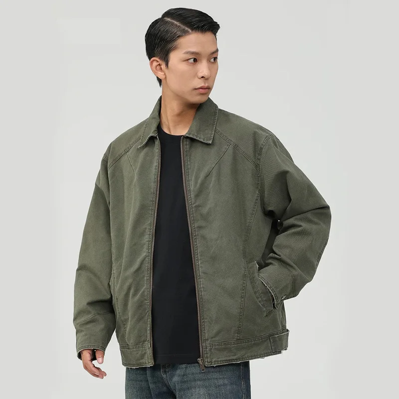 Men Streetwear Fashion Vintage Washed Cotton Loose Casual Plus Size Short Motorcycle Cargo Jacket Cityboy Bomber Coat Outerwear
Men Streetwear Fashion Vintage Washed Cotton Loose Casual Plus Size Short Motorcycle Cargo Jacket Cityboy Bomber Coat Outerwear