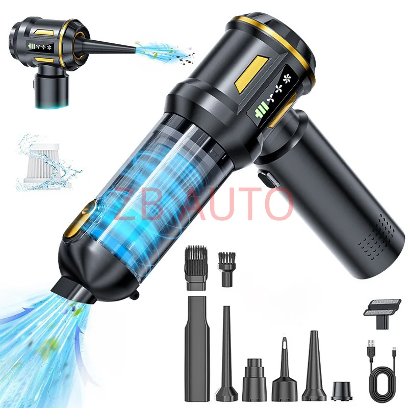 Car vacuum cleaner brushless motor LCD display power vacuum cleaner handheld suction and blower blower cross-border
Car vacuum cleaner brushless motor LCD display power vacuum cleaner handheld suction and blower blower cross-border