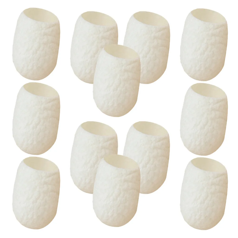 20Pcs Silkworm Finger Covers Natural Facial Care Exfoliating Face Cleaners Ball for Sensitive Skin
20Pcs Silkworm Finger Covers Natural Facial Care Exfoliating Face Cleaners Ball for Sensitive Skin