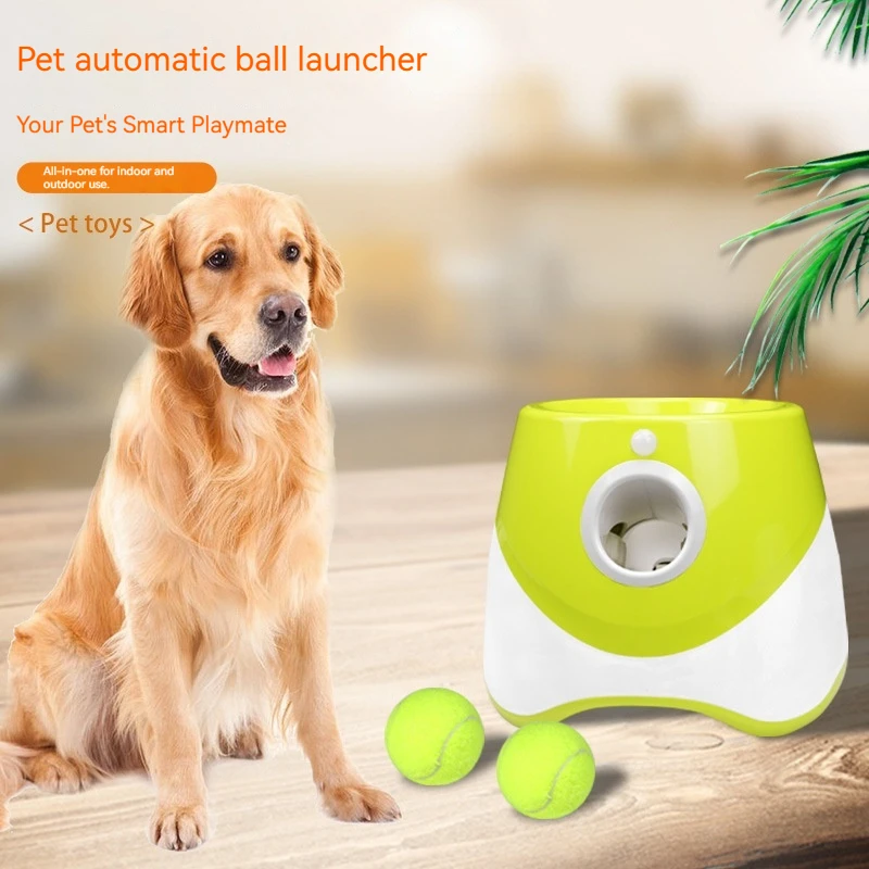 Automatic Dog Ball Launcher Interactive Pet Toy Tennis Ball Throwing Machine For Indoor Outdoor Daily Playing For Large Pet Dogs
Automatic Dog Ball Launcher Interactive Pet Toy Tennis Ball Throwing Machine For Indoor Outdoor Daily Playing For Large Pet Dogs