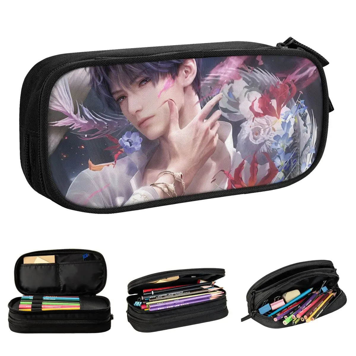 Classic Game Love And Deepspace Pencil Cases Pencilcases Pen for Student Big Capacity Pencil Bags Office Zipper Stationery
Classic Game Love And Deepspace Pencil Cases Pencilcases Pen for Student Big Capacity Pencil Bags Office Zipper Stationery