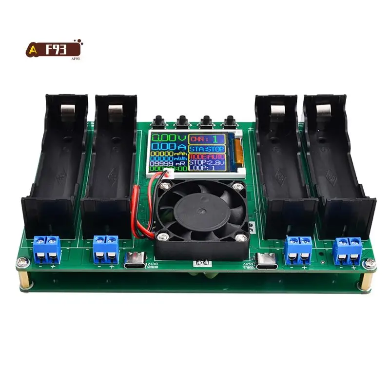 AF93-1 Piece 18650 Lithium Battery Capacity Tester Mah Digital Battery Power Module Green
AF93-1 Piece 18650 Lithium Battery Capacity Tester Mah Digital Battery Power Module Green