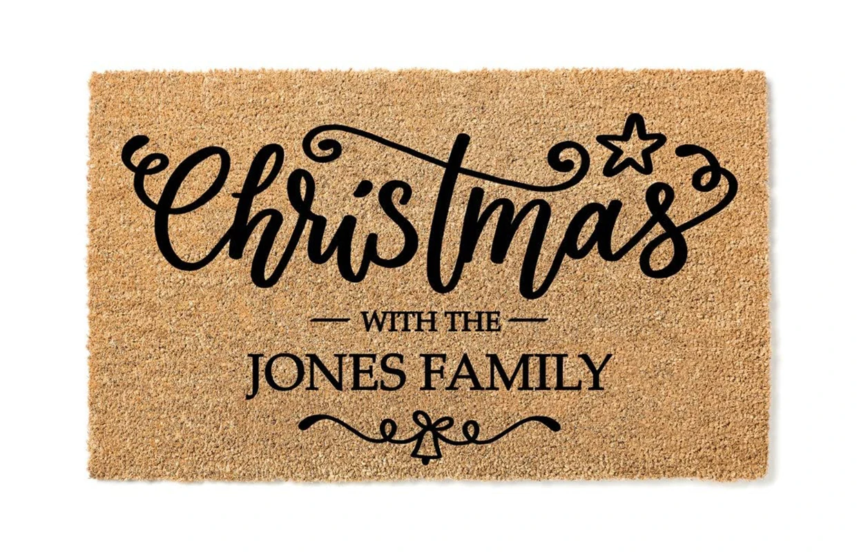 Personalized Christmas Doormat Custom Family Name Christmas Welcome Mat for Front Door Non Slip Christmas Floor Mat Porch Decor
Personalized Christmas Doormat Custom Family Name Christmas Welcome Mat for Front Door Non Slip Christmas Floor Mat Porch Decor