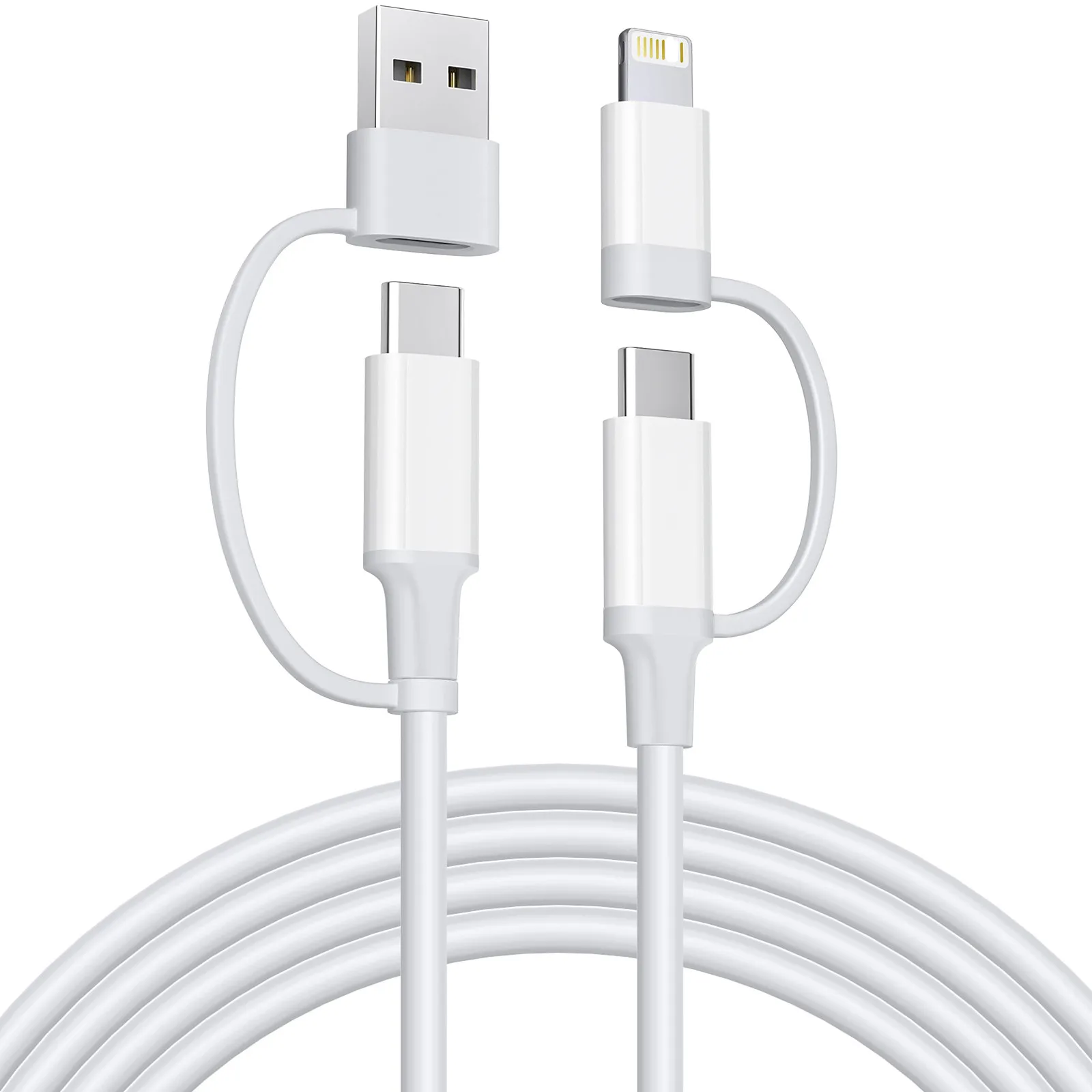 4-IN-1 66W USB Type C to USB C Cable PD Fast Charger Data Cord for iPhone 15/16/17 Pro Max iPad Xiaomi Samsung Tablet 1M
4-IN-1 66W USB Type C to USB C Cable PD Fast Charger Data Cord for iPhone 15/16/17 Pro Max iPad Xiaomi Samsung Tablet 1M