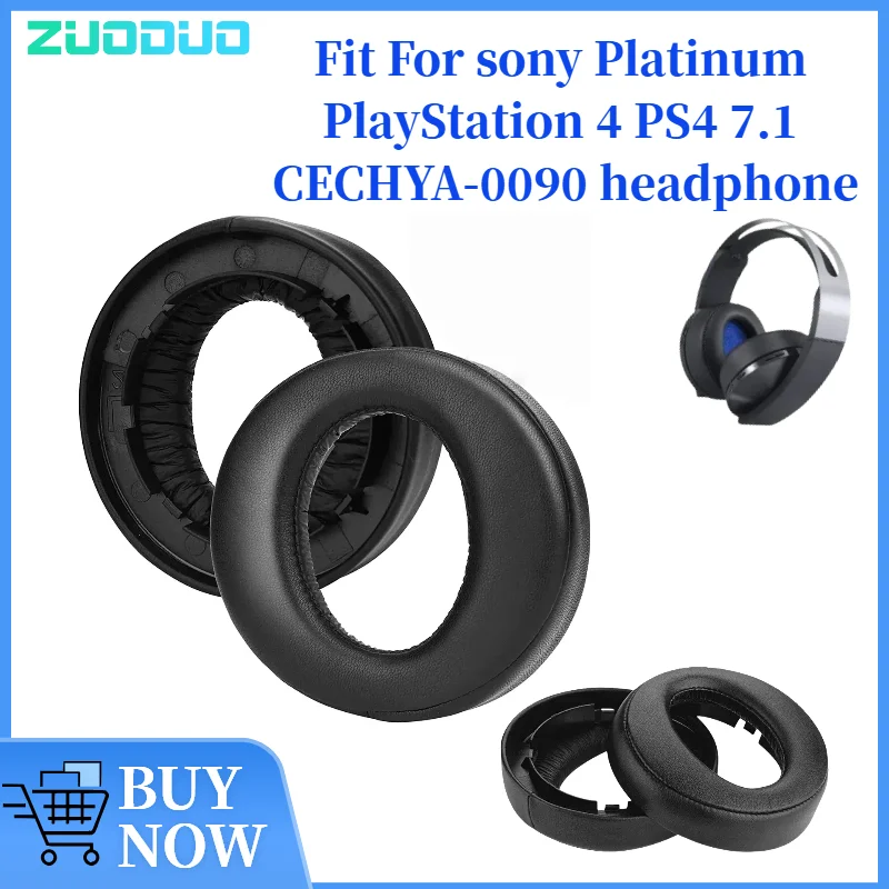 ZUODUO Earphone Ear Pads For sony Platinum PlayStation 4 PS4 7.1 CECHYA-0090 Sponge Foam Cushion Replacement Headphones Accessor 
ZUODUO Earphone Ear Pads For sony Platinum PlayStation 4 PS4 7.1 CECHYA-0090 Sponge Foam Cushion Replacement Headphones Accessor