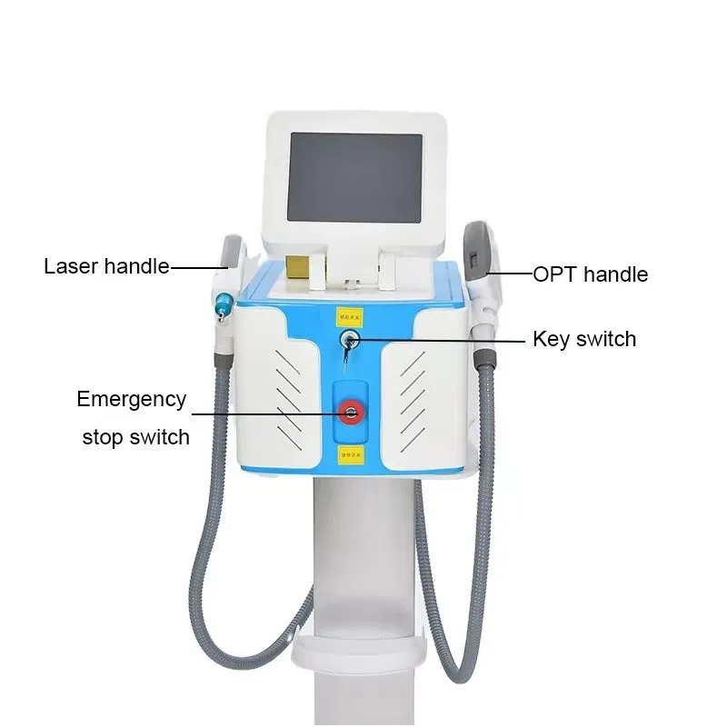 Beauty Salon Laser Tattoo Removal 2 in 1 IPL+Nd Yag Laser Machine Select Portable Laser Hair Removal Machine
Beauty Salon Laser Tattoo Removal 2 in 1 IPL+Nd Yag Laser Machine Select Portable Laser Hair Removal Machine