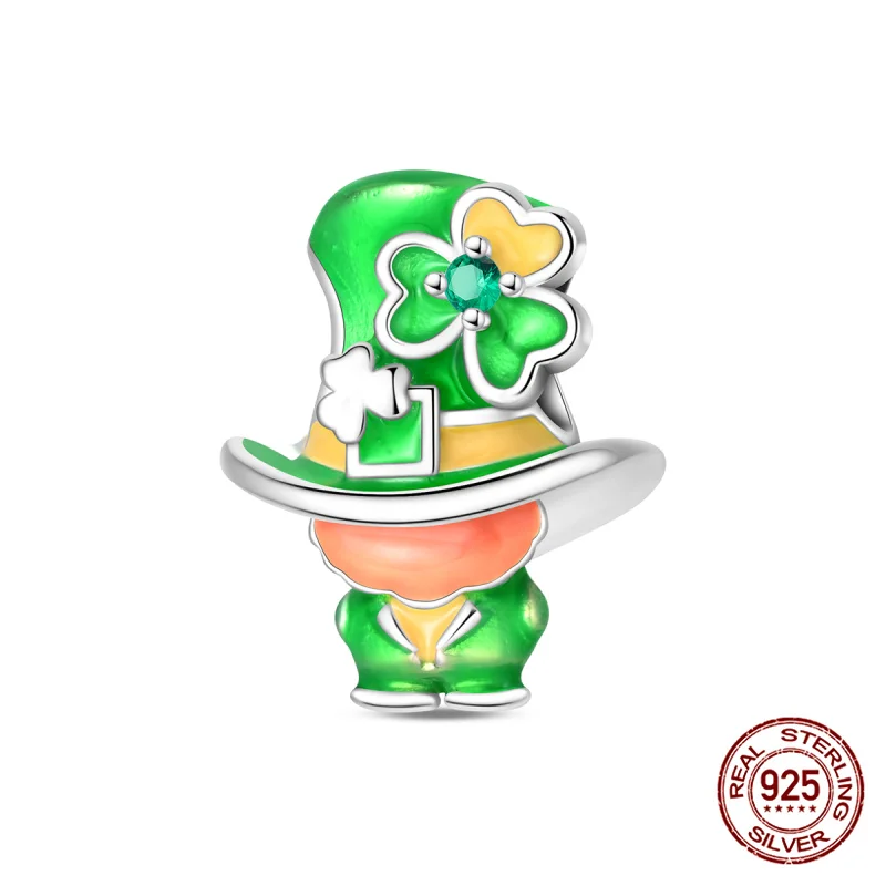 Original Charms plata 925 for bracelets exotic St Patrick beads Fit 925 Pand Bracelet DIY Jewelry Making Women's Gifts
Original Charms plata 925 for bracelets exotic St Patrick beads Fit 925 Pand Bracelet DIY Jewelry Making Women's Gifts