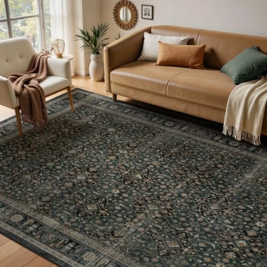 Rugs for Living Room 6x9, Vintage Dining Room Rugs for Under Table, Washable Low Plie Carpet Rug for Bedroom, Non Slip Moroccan
Rugs for Living Room 6x9, Vintage Dining Room Rugs for Under Table, Washable Low Plie Carpet Rug for Bedroom, Non Slip Moroccan