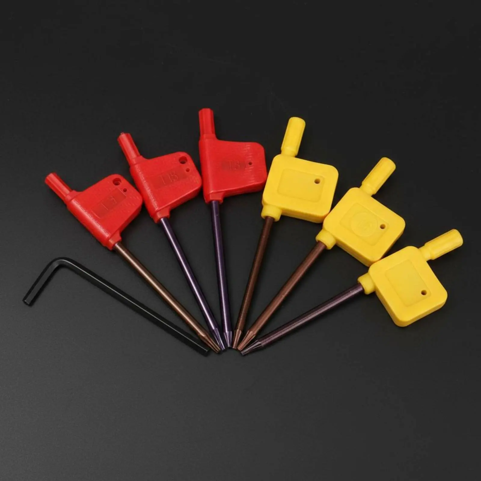 7 Pieces Turning Tool Holder Set Black Coated Indexable Turning Tool Carbide Insert Holder High Hardness Metal Lathe Cutter
7 Pieces Turning Tool Holder Set Black Coated Indexable Turning Tool Carbide Insert Holder High Hardness Metal Lathe Cutter