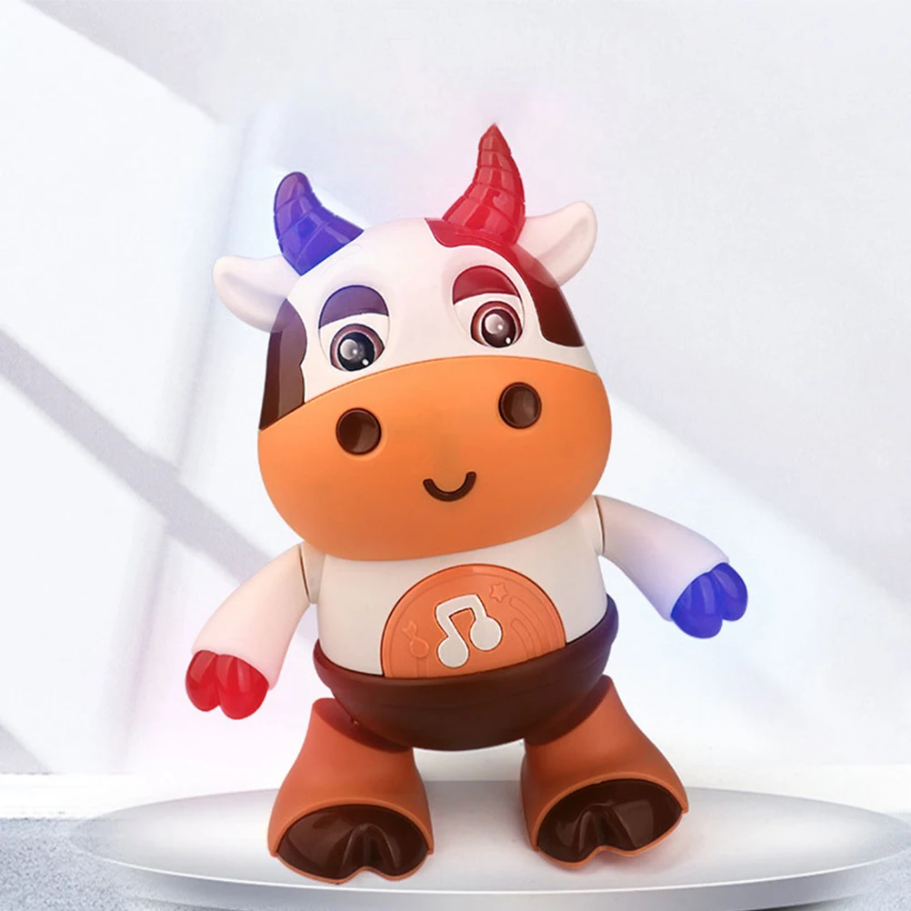 Music Lighting Cow Toy with Colorful Lights Sounds for Kids Crawling Learning Plaything Musical Instrument Plastic Toys Babies
Music Lighting Cow Toy with Colorful Lights Sounds for Kids Crawling Learning Plaything Musical Instrument Plastic Toys Babies