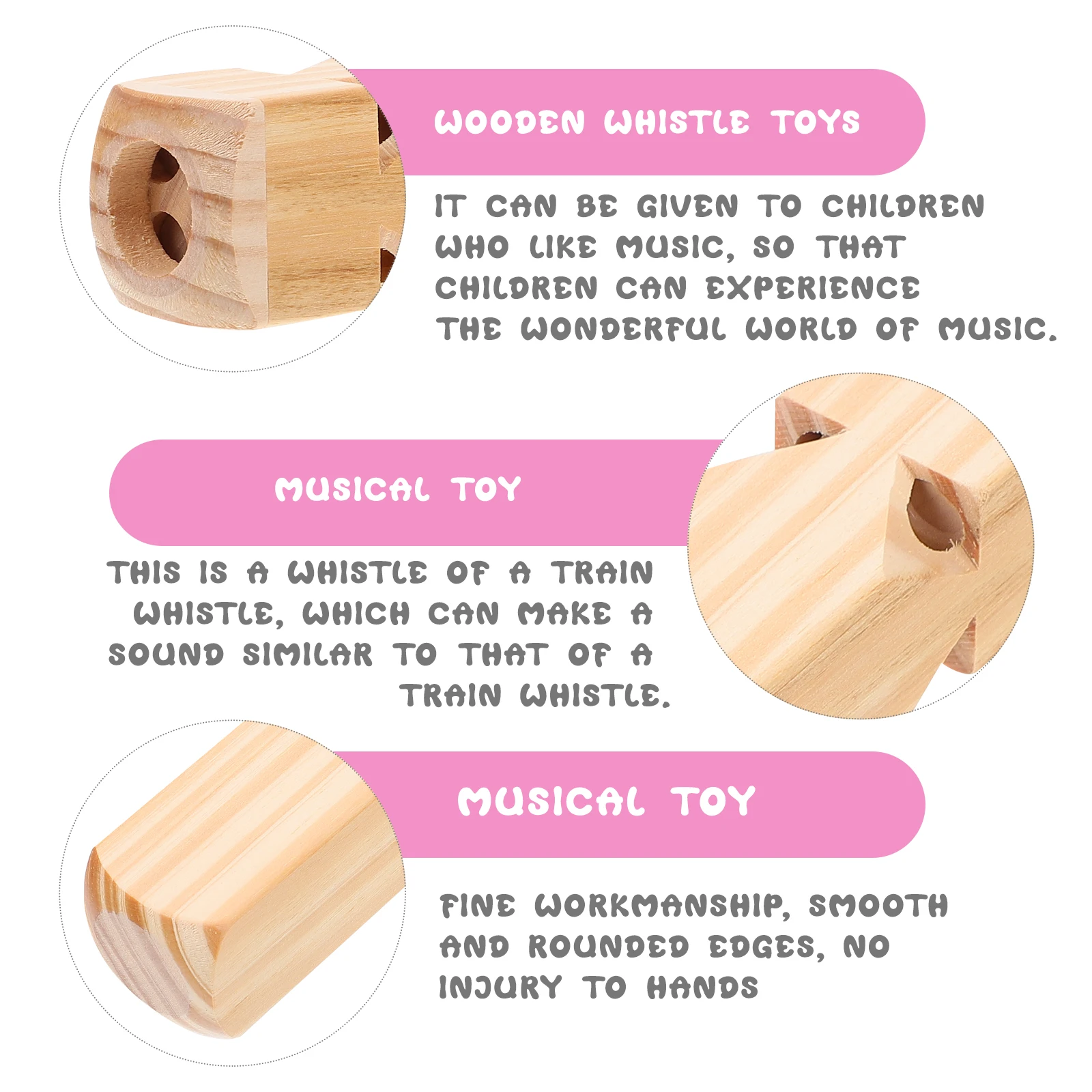 Wooden Train Whistle Educational Musical Instrument Parent-Child Teaching Aid for Kids Hearing Training Party Favor Christmas
Wooden Train Whistle Educational Musical Instrument Parent-Child Teaching Aid for Kids Hearing Training Party Favor Christmas