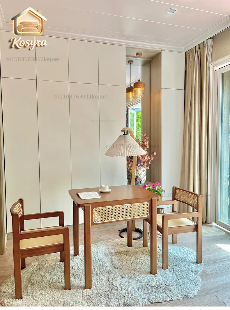 Balcony tea table and chair combination solid wood table and chair three-piece leisure chair simple home reading and drinking te
Balcony tea table and chair combination solid wood table and chair three-piece leisure chair simple home reading and drinking te