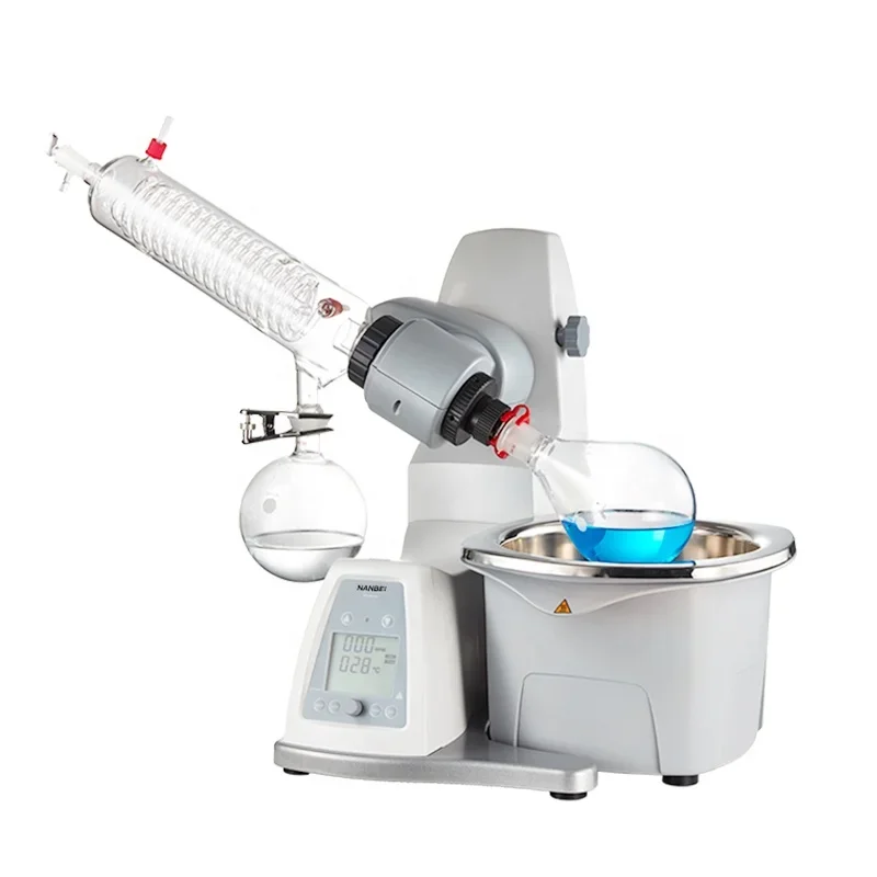 l use small volume 1L rotary vacuum evaporator with water chiller
l use small volume 1L rotary vacuum evaporator with water chiller