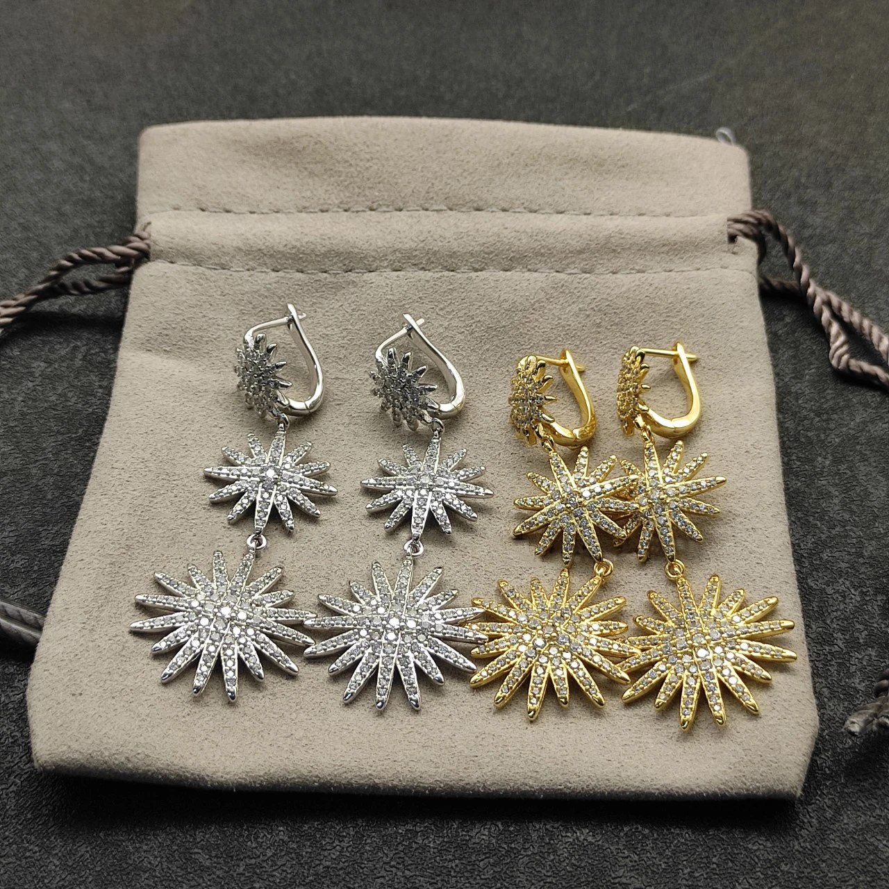 S925 Sterling Silver New Long Sunflower Meteor Earrings Unisex Classic Fashion Retro Trend Luxury Jewelry Party Gift
S925 Sterling Silver New Long Sunflower Meteor Earrings Unisex Classic Fashion Retro Trend Luxury Jewelry Party Gift