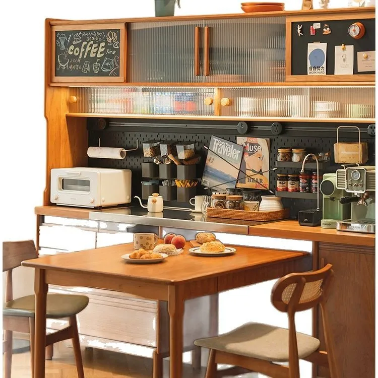 Side cabinet Solid wood household dining table Integrated wall wine cabinet Modern simple Japanese living room storage
Side cabinet Solid wood household dining table Integrated wall wine cabinet Modern simple Japanese living room storage