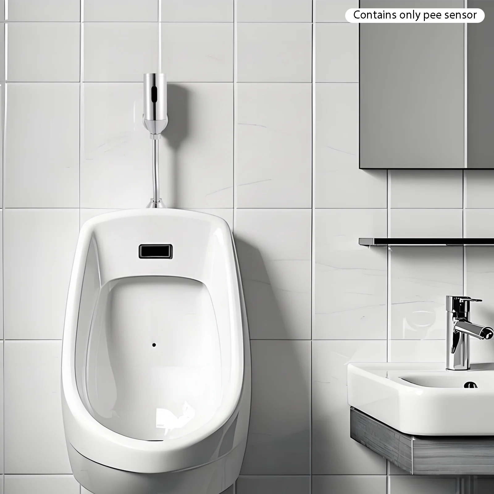 DC 6V Urine Sensor,Wall Mounted Urinal Flush Valve,Copper Automatic Sensor Urinal Valve for shopping malls, hospitals, schools
DC 6V Urine Sensor,Wall Mounted Urinal Flush Valve,Copper Automatic Sensor Urinal Valve for shopping malls, hospitals, schools