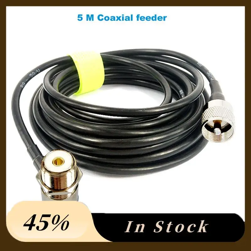 Car Radio Antenna Mount Bracket 5M PL259 SO239 Coaxial Feeder Extend Cable SMA Female Male BNC Connector Easy To Use
Car Radio Antenna Mount Bracket 5M PL259 SO239 Coaxial Feeder Extend Cable SMA Female Male BNC Connector Easy To Use