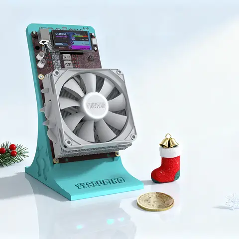 Internet celebrity same style,YYSLuping factory direct supply: bitaxe nerdqaxe++ 4.2-4.8th/s silent version