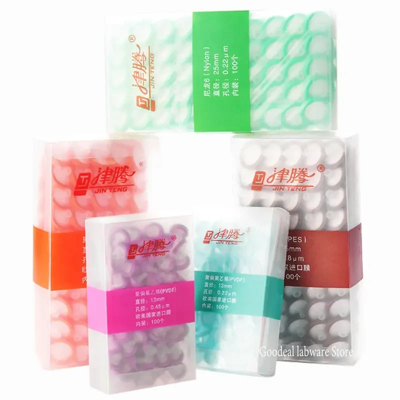 100pcs/lot Lab DIA 13mm 25mm Nylon/PES/PTFE/PVDF Membrane Filter Syringe filter Pore size 0.22um/0.45um
100pcs/lot Lab DIA 13mm 25mm Nylon/PES/PTFE/PVDF Membrane Filter Syringe filter Pore size 0.22um/0.45um