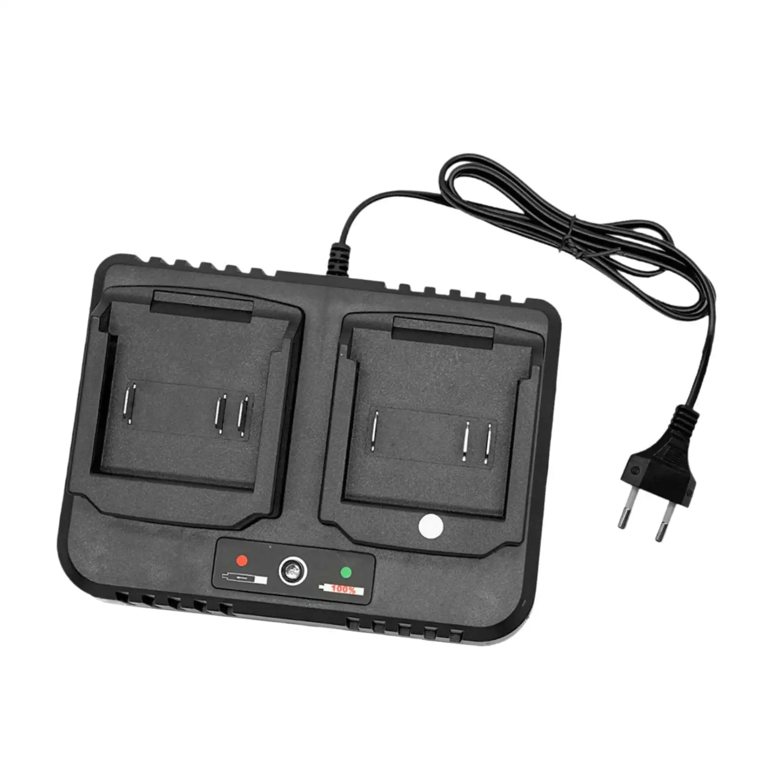 Two-seater Battery Charger Lightweight 2.0A Charger Replacement Charging Station for Home Use Electric Drill Grinder Power Tools
Two-seater Battery Charger Lightweight 2.0A Charger Replacement Charging Station for Home Use Electric Drill Grinder Power Tools