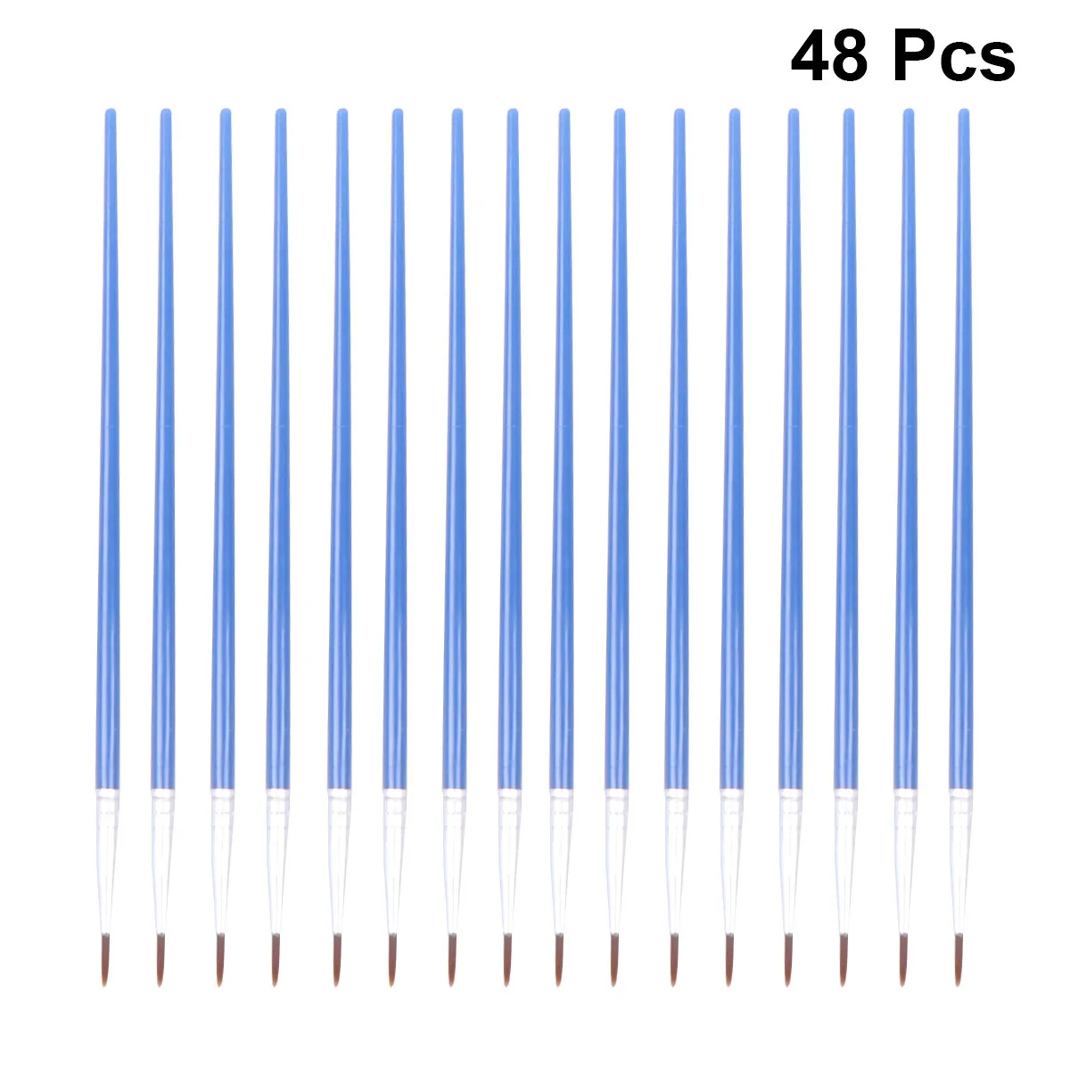 48Pcs Children Paint Brushes Nylon Hair Detail Paint Brush Set Fine Detailing Painting Drawing Brushes Suitable for Acrylic
48Pcs Children Paint Brushes Nylon Hair Detail Paint Brush Set Fine Detailing Painting Drawing Brushes Suitable for Acrylic