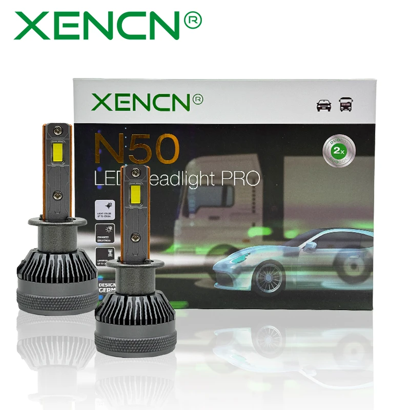 XENCN N50 H1 LED HEADLIGHT PRO LAMP 6500K 55W 5500LM SMALL SIZE EASY INSTALL 8-CORE BEAD 5MU CHIP ENHANCED PERFORMANCE OEM LAMP
XENCN N50 H1 LED HEADLIGHT PRO LAMP 6500K 55W 5500LM SMALL SIZE EASY INSTALL 8-CORE BEAD 5MU CHIP ENHANCED PERFORMANCE OEM LAMP