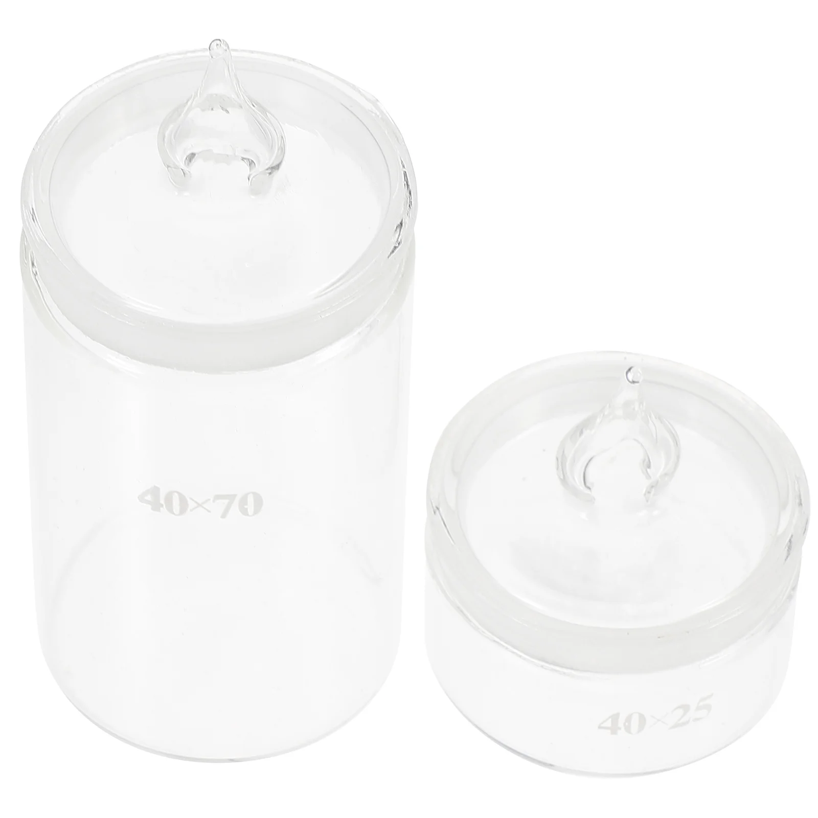 2Pcs Glass Weighing Bottles Clear Portable Laboratory Sampling Jar Precise Experiment Equipment Glass Sampling Weighing Bottles
2Pcs Glass Weighing Bottles Clear Portable Laboratory Sampling Jar Precise Experiment Equipment Glass Sampling Weighing Bottles