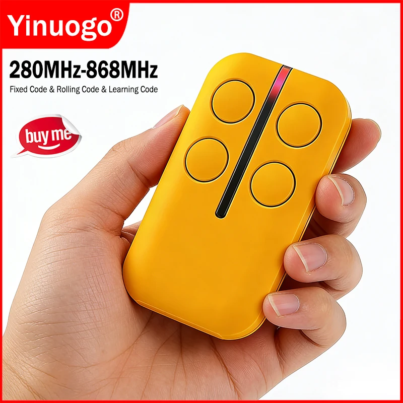 New Multifrequency Garage Door Remote Control Duplicator 280MHz-868MHz 433MHz 868MHz Electric Gate Control Opener Transmitter