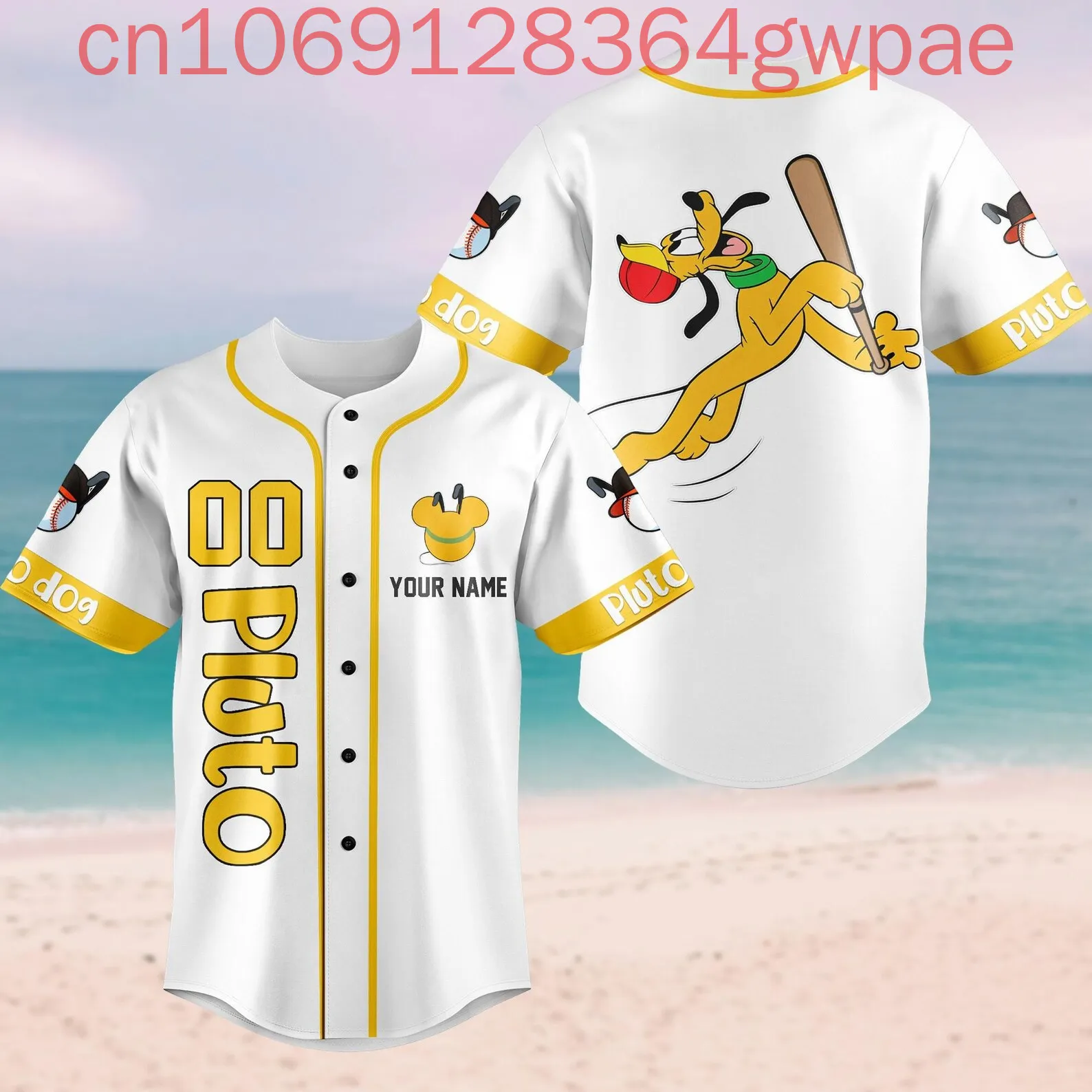 Personalized Disney Pluto Baseball Jersey Frozen Men's Women's Kids Short Sleeve Baseball Shirts Casual Sports Outfits Tops
Personalized Disney Pluto Baseball Jersey Frozen Men's Women's Kids Short Sleeve Baseball Shirts Casual Sports Outfits Tops