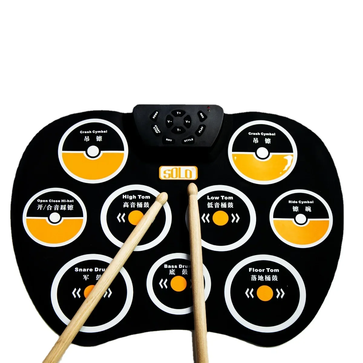 SOLO Hand Roll Drum Portable Electronic Drum for Outdoor Electronic Drum Percussion Instrument Music Equipment Accessories
SOLO Hand Roll Drum Portable Electronic Drum for Outdoor Electronic Drum Percussion Instrument Music Equipment Accessories