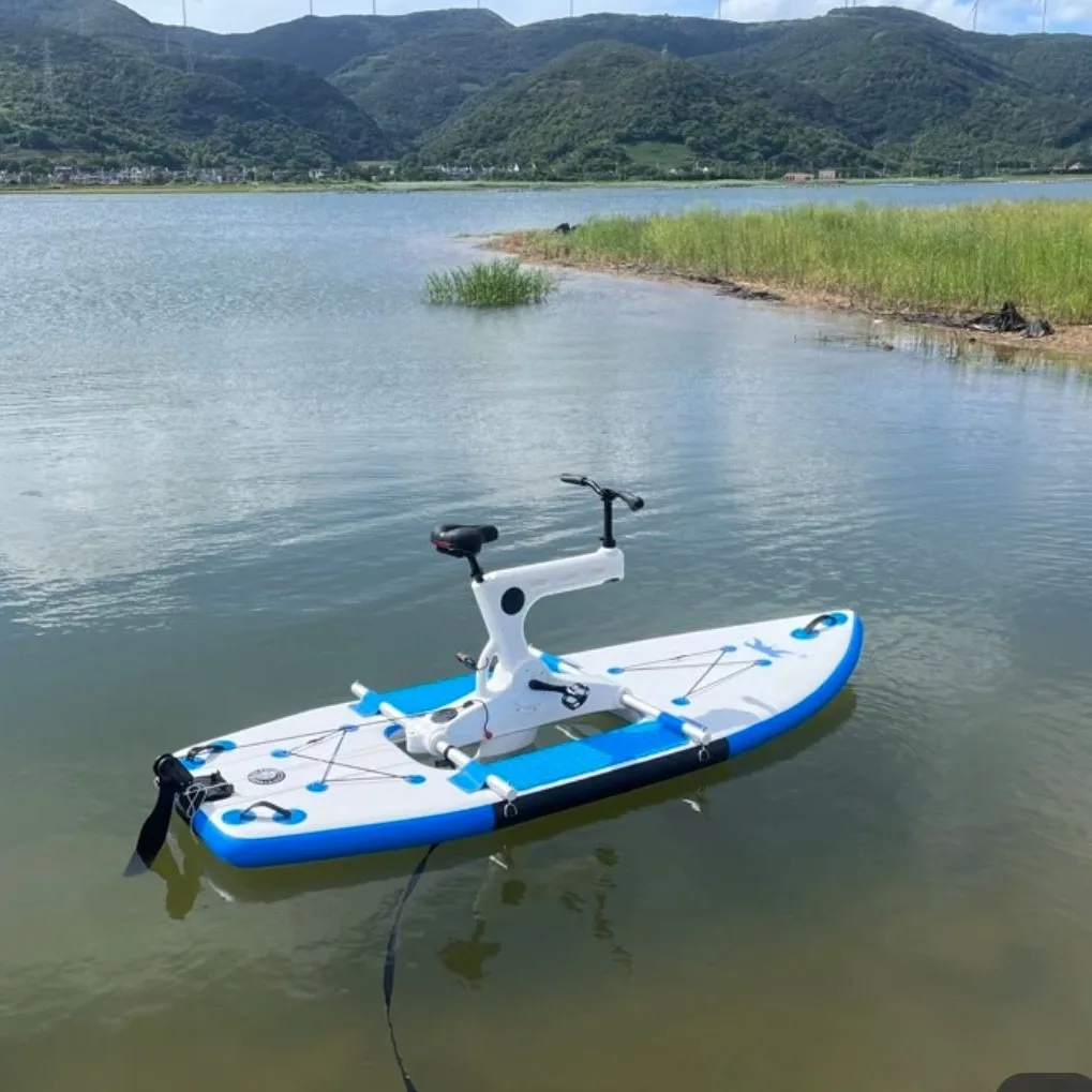 Customized Cheap Shallow Water Hydro Pedal Bikes Single Person Inflatable Water Bike For Sale
Customized Cheap Shallow Water Hydro Pedal Bikes Single Person Inflatable Water Bike For Sale