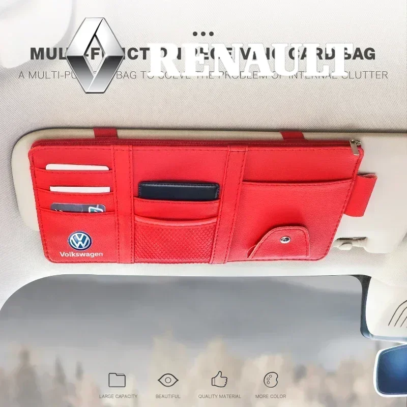 Suede Car Sun Visor Driving License Protective Cover Sunglasses Storage Bag Wallet For Volkswagen Jetta Golf Passat Jetta Tiguan
Suede Car Sun Visor Driving License Protective Cover Sunglasses Storage Bag Wallet For Volkswagen Jetta Golf Passat Jetta Tiguan