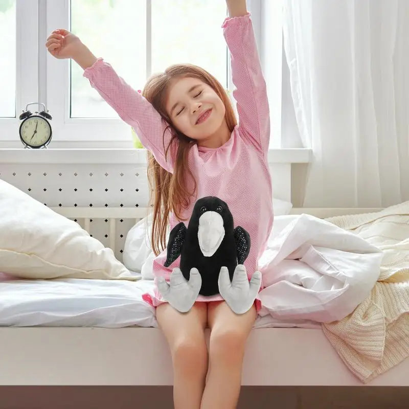 Crow Plush Soft Plushies Black Crow Doll Stuffed Animals Cuddly Raven Doll Adorable Plush Toy For Boys Girls Birthday Christmas
Crow Plush Soft Plushies Black Crow Doll Stuffed Animals Cuddly Raven Doll Adorable Plush Toy For Boys Girls Birthday Christmas