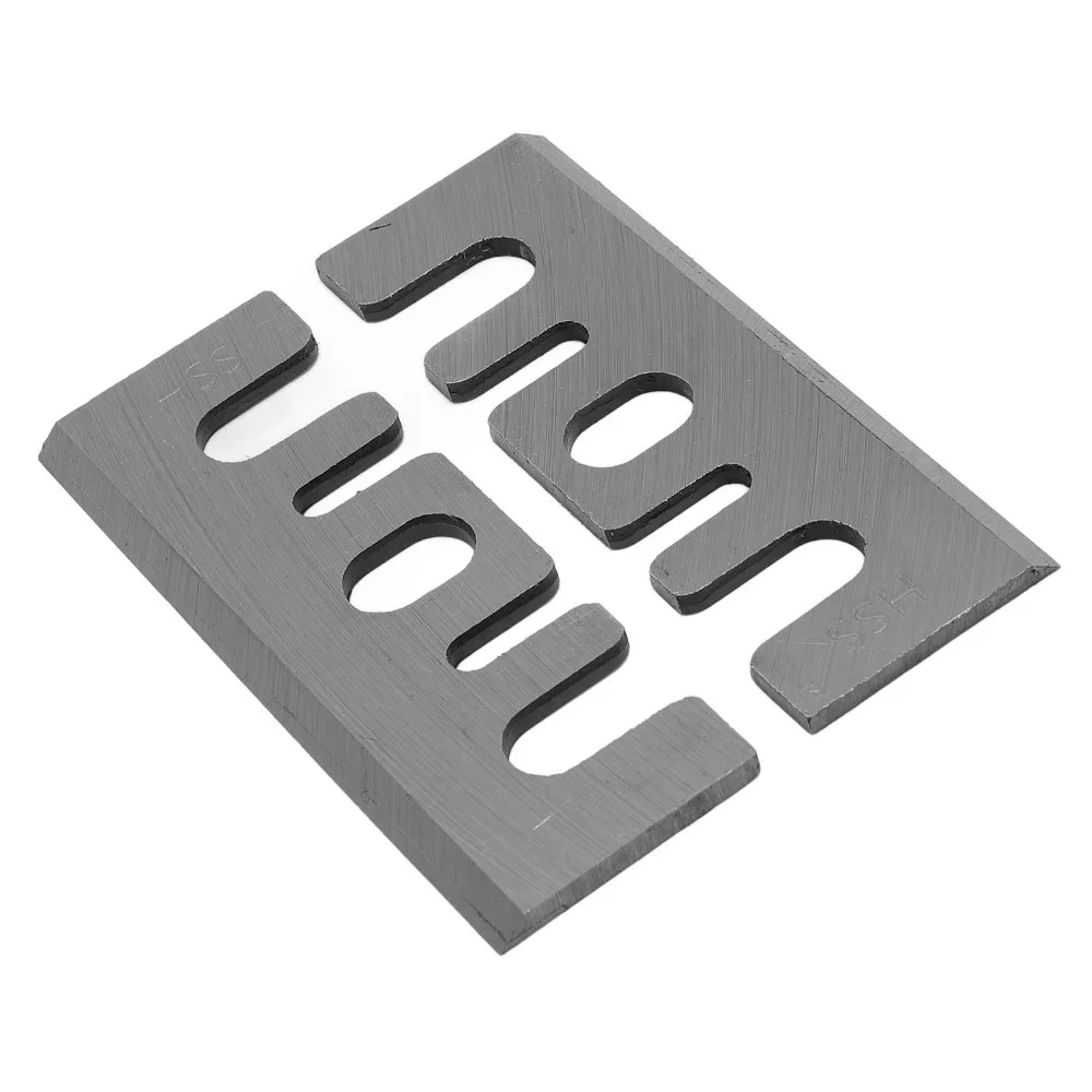 2pcs High Speed Steel Electric Planer Blades Silver Tone 82mm High Speed Steel Blades Re Sharpenable Planer Blade Replacement
2pcs High Speed Steel Electric Planer Blades Silver Tone 82mm High Speed Steel Blades Re Sharpenable Planer Blade Replacement