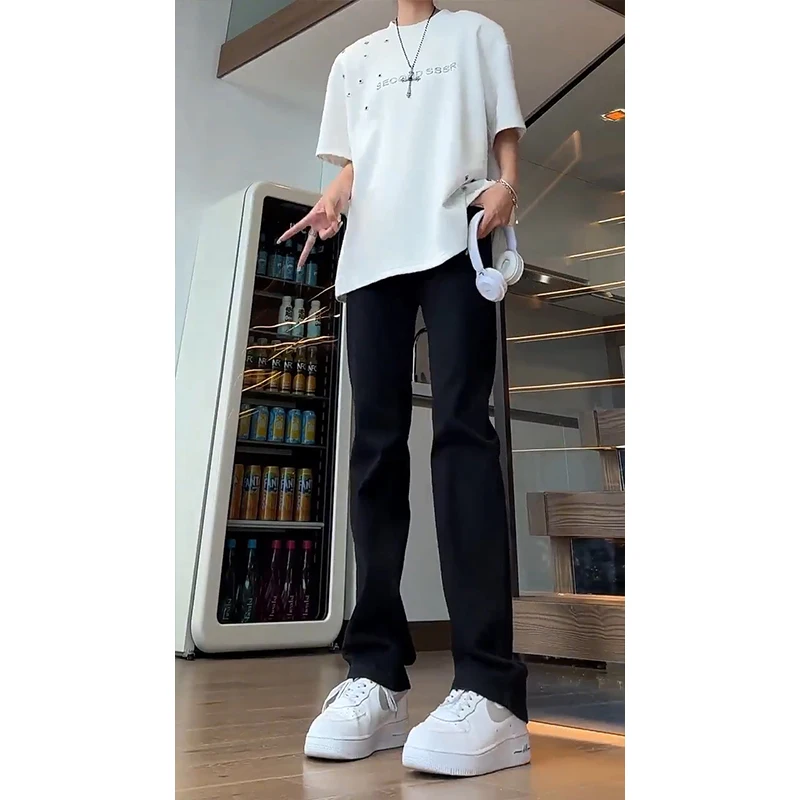Slim Fit Bla Skinny Jeans Women's High Waist Straight Leg Bootcut Pants American Sle Streetwear Faion Autumn New Arrival
Slim Fit Bla Skinny Jeans Women's High Waist Straight Leg Bootcut Pants American Sle Streetwear Faion Autumn New Arrival