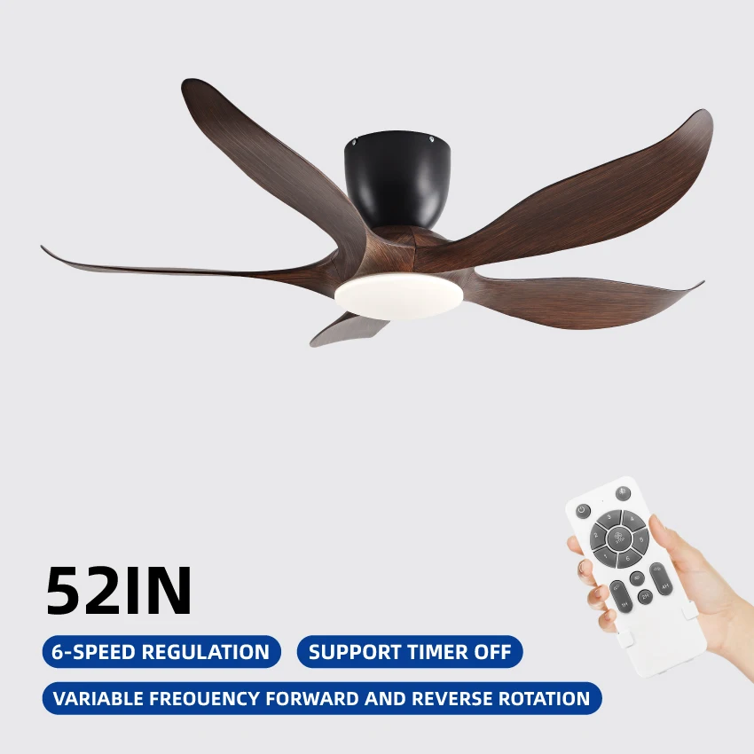 52IN Ceiling Fan Light featuring Inverter Motor – 6 - Speed Setting, ABS Blades, Silent Working & 24W LED Lamp
52IN Ceiling Fan Light featuring Inverter Motor – 6 - Speed Setting, ABS Blades, Silent Working & 24W LED Lamp