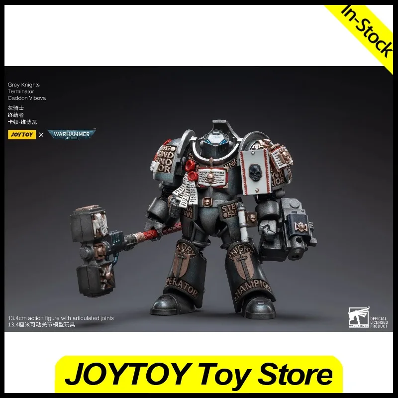 In Stock JOYTOY Action Figures 1/18 Warhammer 40K Grey Knights Grand Master Voldus Caddon Vibova Game Model Toys Gift Collection
In Stock JOYTOY Action Figures 1/18 Warhammer 40K Grey Knights Grand Master Voldus Caddon Vibova Game Model Toys Gift Collection