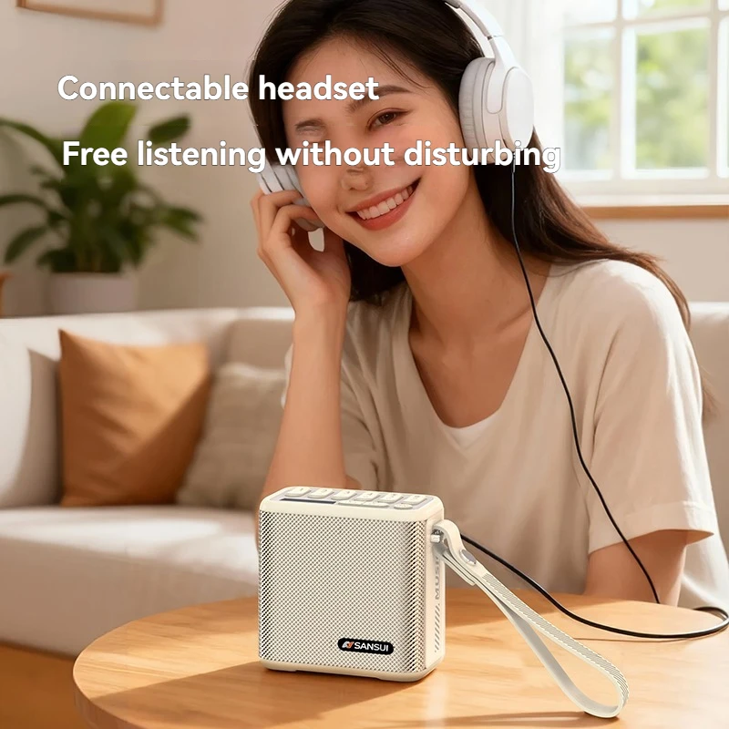 SANSUI U5 wireless Bluetooth speaker with colorful lighting effects and digital song-requesting broadcast-grade sound quality
SANSUI U5 wireless Bluetooth speaker with colorful lighting effects and digital song-requesting broadcast-grade sound quality