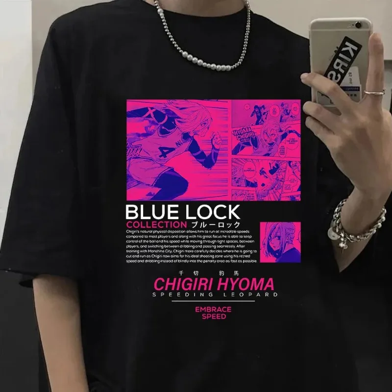 Striker's Aura: Hyoma Chigiri - Blue Lock Elite Tee Anime Pattern Short Sleeved Men's and Women's Summer Casual Street Wear
Striker's Aura: Hyoma Chigiri - Blue Lock Elite Tee Anime Pattern Short Sleeved Men's and Women's Summer Casual Street Wear