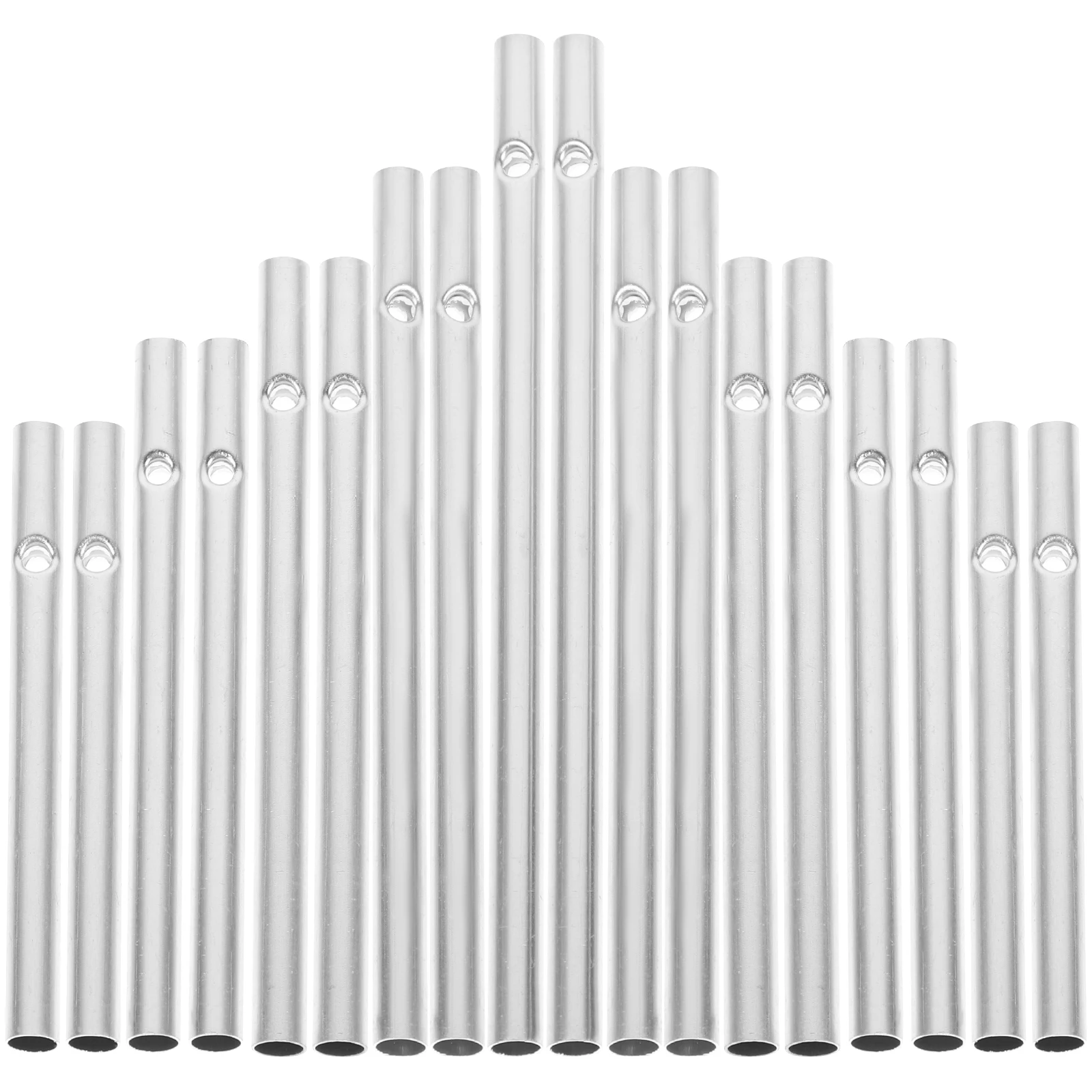 60 Pcs Tubes Aluminum Pre Drilled Hanging Wind Chime Tubes Outdoor Wind Chime Pipes Outdoor Decor Supplies Parts
60 Pcs Tubes Aluminum Pre Drilled Hanging Wind Chime Tubes Outdoor Wind Chime Pipes Outdoor Decor Supplies Parts