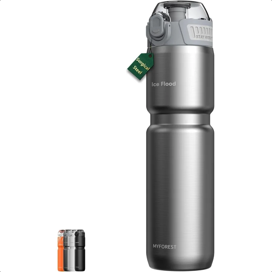 24oz 700ml Insulated Bike Water Bottle Surgical Steel: No Plastic Taste Stronger Grip for MTB Gravel Chug Sip 2in1 Dirt Cap Ant
24oz 700ml Insulated Bike Water Bottle Surgical Steel: No Plastic Taste Stronger Grip for MTB Gravel Chug Sip 2in1 Dirt Cap Ant