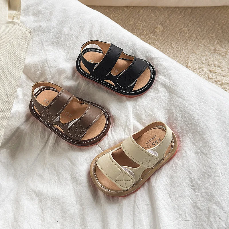 2026 Baby Boy Girl Sandals Summer Beach Shoes Soft PU Leather Infant First Walkers 1-3 Years Little Toddler Casual Sport Sandals
2026 Baby Boy Girl Sandals Summer Beach Shoes Soft PU Leather Infant First Walkers 1-3 Years Little Toddler Casual Sport Sandals