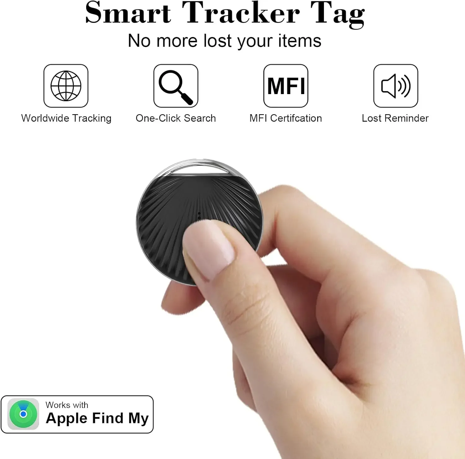 Mini GPS Tracker For Apple Find My APP Anti Lost Tag Finder GPS Lost Tracker Elderly Pet Car Key MFl Certified One-click Search
Mini GPS Tracker For Apple Find My APP Anti Lost Tag Finder GPS Lost Tracker Elderly Pet Car Key MFl Certified One-click Search