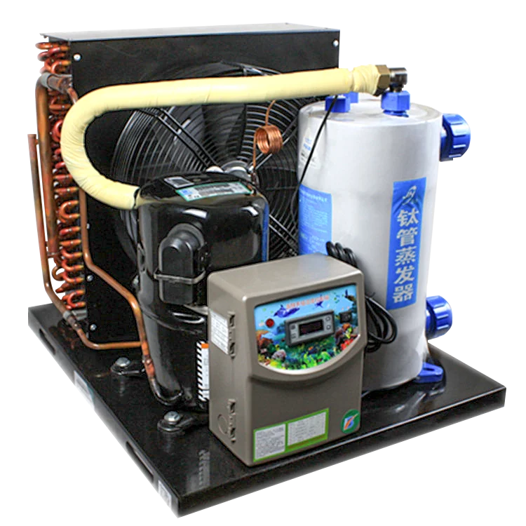 1800W Water Chiller Dual Evaporator Dual Tank Ice Bath Chiller with Gear Motor & Pump for Seafood Farming
1800W Water Chiller Dual Evaporator Dual Tank Ice Bath Chiller with Gear Motor & Pump for Seafood Farming