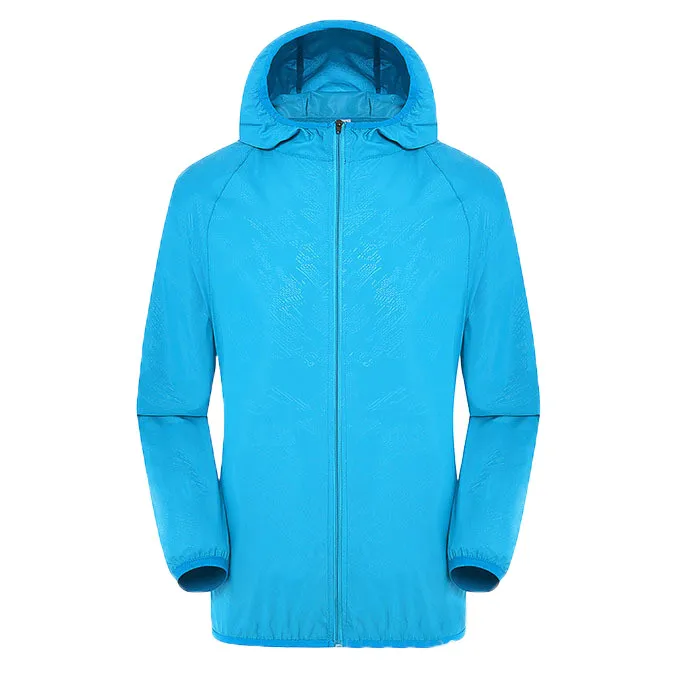 Unisex Outdoor Sun Protection Jackets Lightweight Breathable Women Windbreaker Solid Color Quick-Drying Waterproof Fishing Coat
Unisex Outdoor Sun Protection Jackets Lightweight Breathable Women Windbreaker Solid Color Quick-Drying Waterproof Fishing Coat