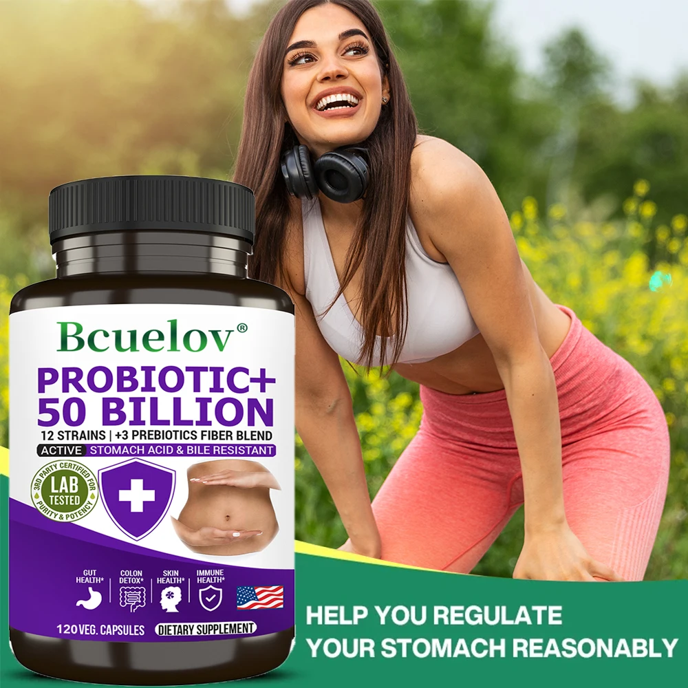 Probiotics + Prebiotics - Improve Digestion & Immunity, Relieves Constipation, Colon Detox, Support Intestinal Health Supplement
Probiotics + Prebiotics - Improve Digestion & Immunity, Relieves Constipation, Colon Detox, Support Intestinal Health Supplement