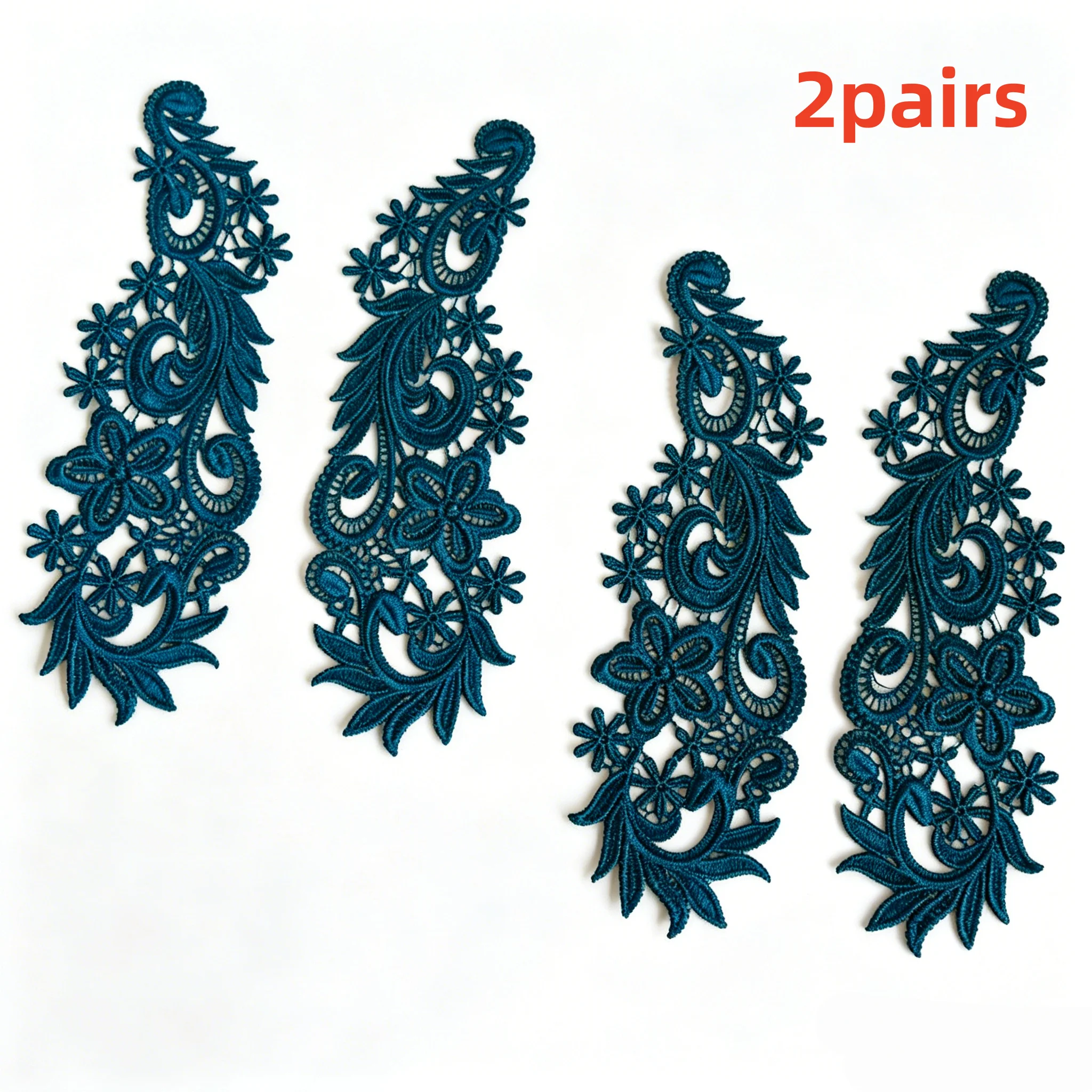 2 Sets of Lace Pattern Three-Dimensional Hollow Embroidery and Embroidered Accessories for Clothing DIY
2 Sets of Lace Pattern Three-Dimensional Hollow Embroidery and Embroidered Accessories for Clothing DIY
