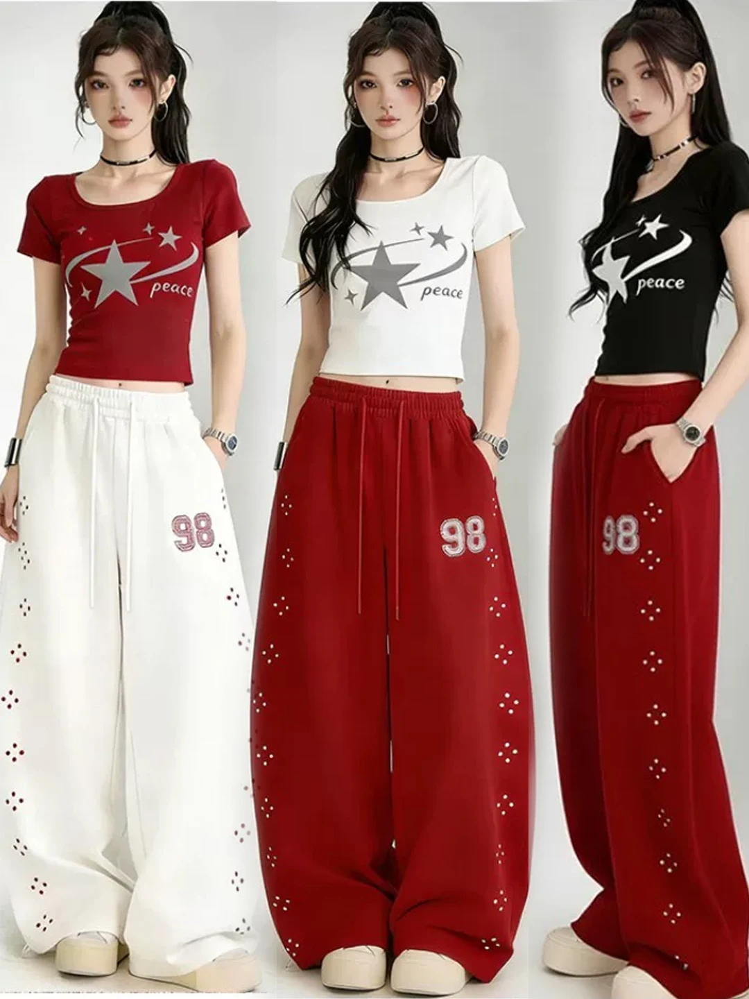 Sweet And Cool Style Jazz Dance Practice Suit Two-Piece Set for Women Summer Hot Girl Square Dance Street Fashion Trendy Brand
Sweet And Cool Style Jazz Dance Practice Suit Two-Piece Set for Women Summer Hot Girl Square Dance Street Fashion Trendy Brand